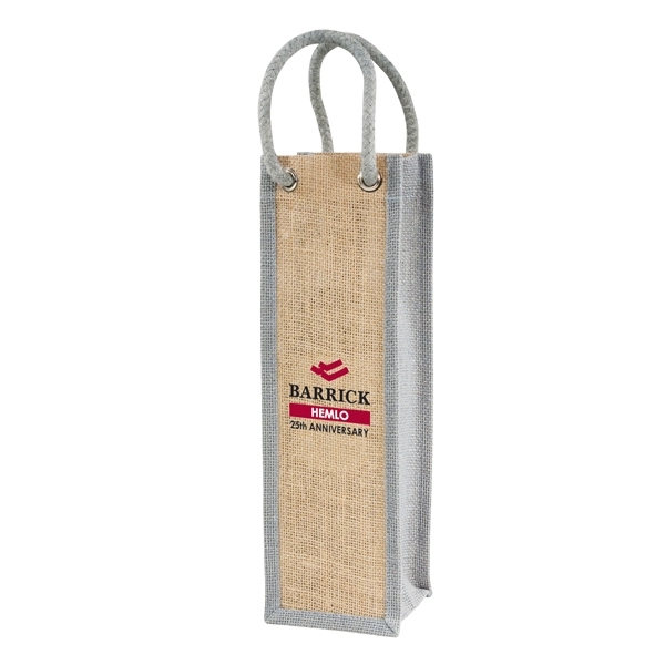 Jute wine bottle carrier.... from ASI 42920 Busrel Inc