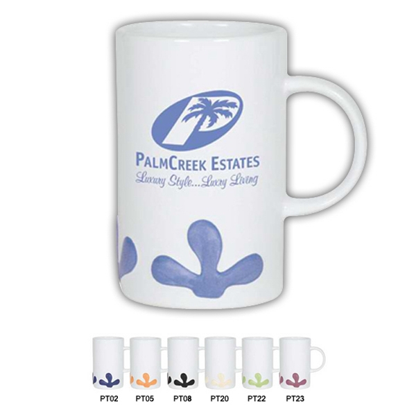 Petal Series - Ocean - Ceramic mug, 16 oz.... from ASI 34330 ZZ MERGED - Allen Company/The / Allen Colorcraft 