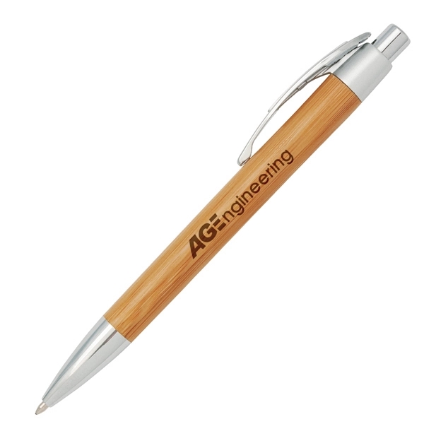 Bamboo click action pen.... from ASI 42920 Busrel Inc