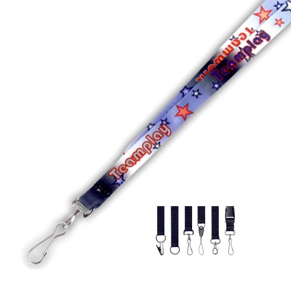 Dye Sub Value Lanyard is printed by using a full-color sublimation... from ASI 64635 KEY-BAK Promotional Products