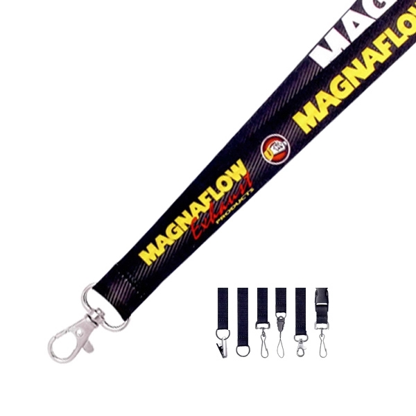 Dye Sub Value Lanyard is printed by using full-color sublimation process.... from ASI 64635 KEY-BAK Promotional Products