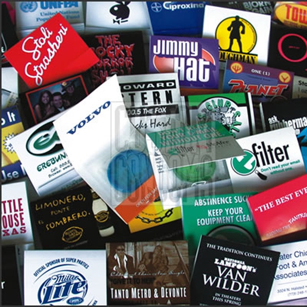 Condom packaged in matchbook.... from ASI 47929 Custom Condoms