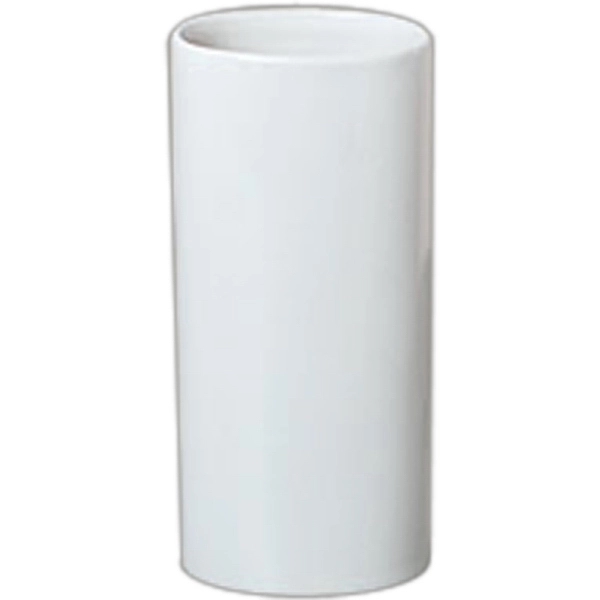 White porcelain oval 6" high bud vase with 2" x 2... from ASI 68878 Mar's Line / Mar's Promotions / MAR's Line Mars China Collection