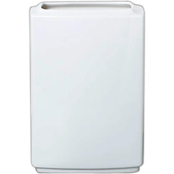 Plain, rectangular shape vase. 9" high.... from ASI 68878 Mar's Line / Mar's Promotions / Mars China Collection