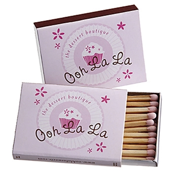 Matchbox with 28-29 two inch wood stick matches.... from ASI 31490 Admatch Corporation / Admatch-Regal