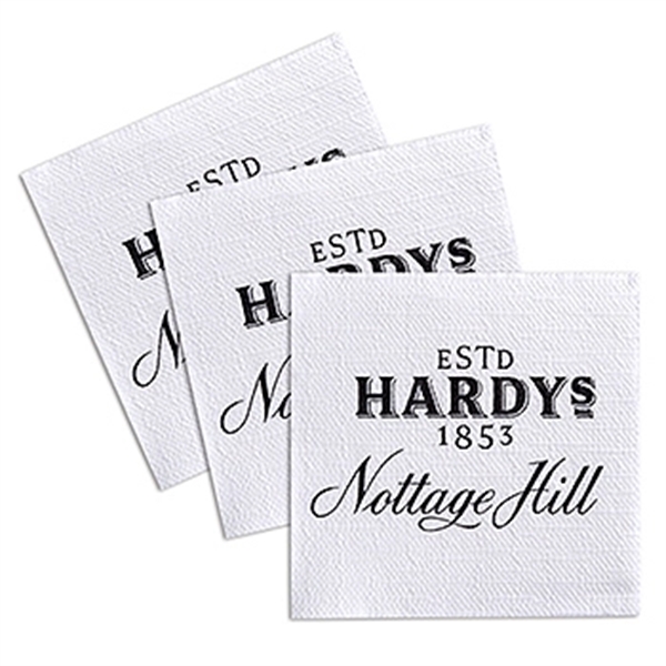 Custom beverage linen embossed facial 1-ply napkin.... from ASI 31490 Admatch Corporation / Admatch-Regal
