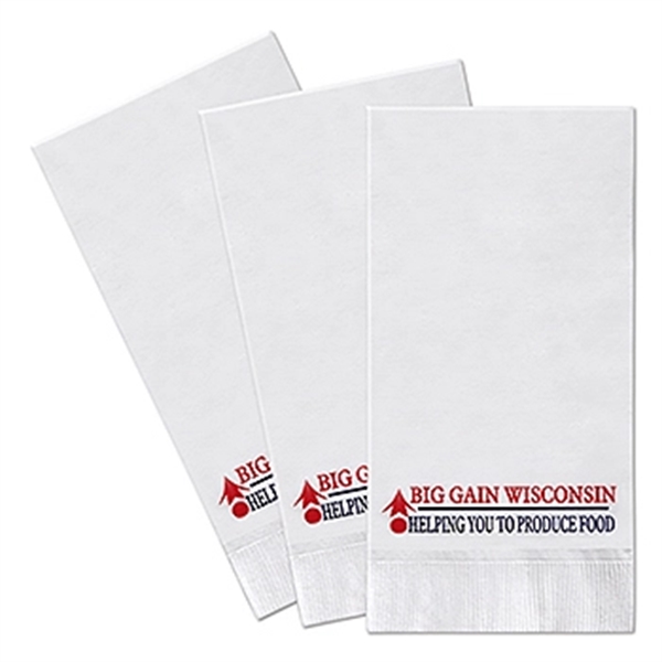 Custom dinner facial quality 3-ply napkin.... from ASI 31490 Admatch Corporation / Admatch-Regal