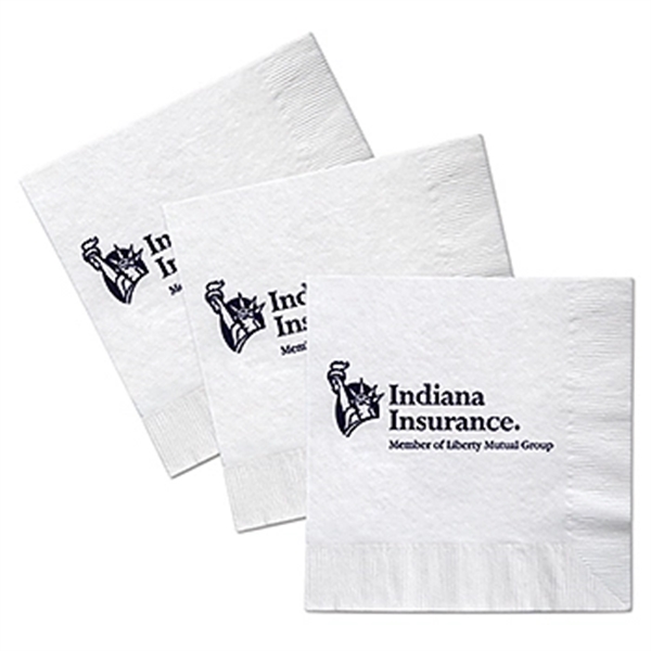 Custom facial quality 3-ply luncheon napkin... from ASI 31490 Admatch Corporation / Admatch-Regal
