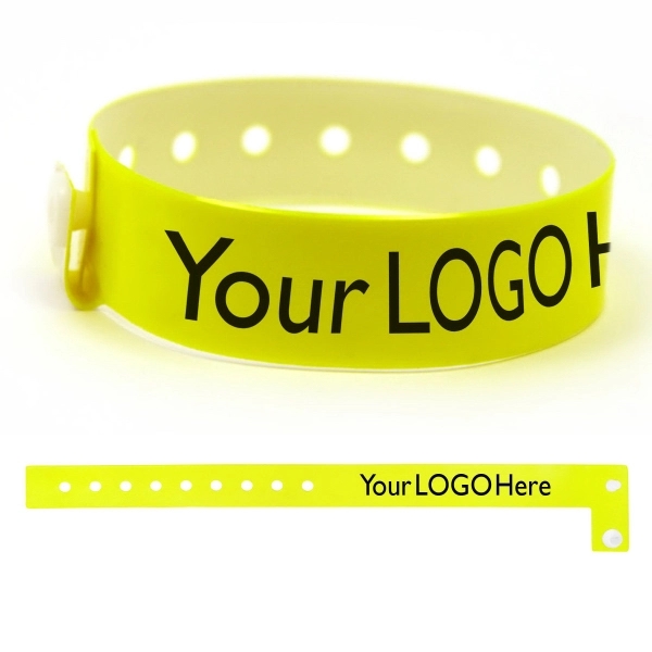 Vinyl wristband with locking snap closure.... from ASI 32187 Advance ID / Advance ID Wristbands