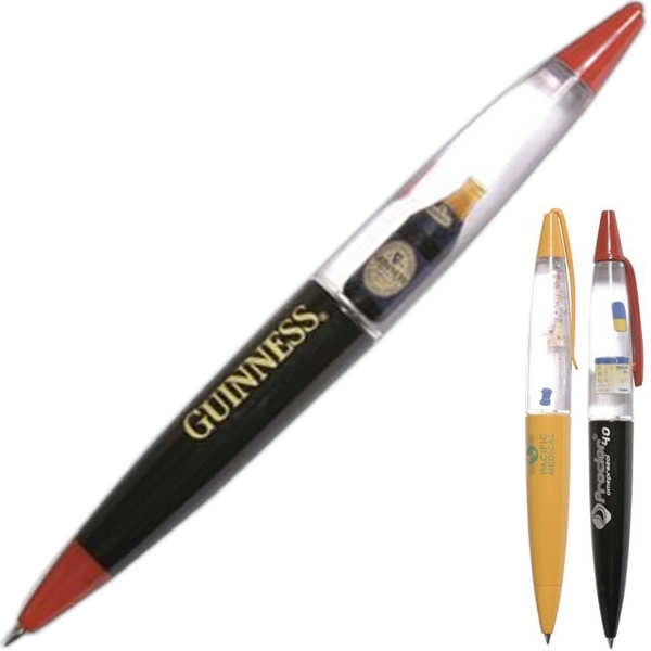 Liquid filled twist action ballpoint pen with black ink cartridge.... from ASI 31570 Advantage Industries / AdVantage Line®