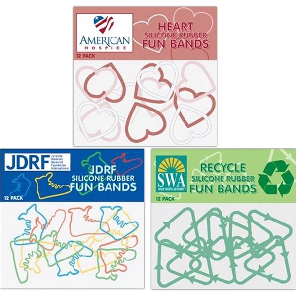 Custom shape silicone fun bands.... from ASI 31570 Advantage Industries / AdVantage Line®