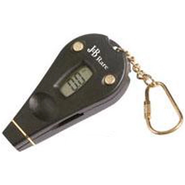 Digital pocket tire gauge keychain with compass and LED light.... from ASI 31570 Advantage Industries / AdVantage Line®