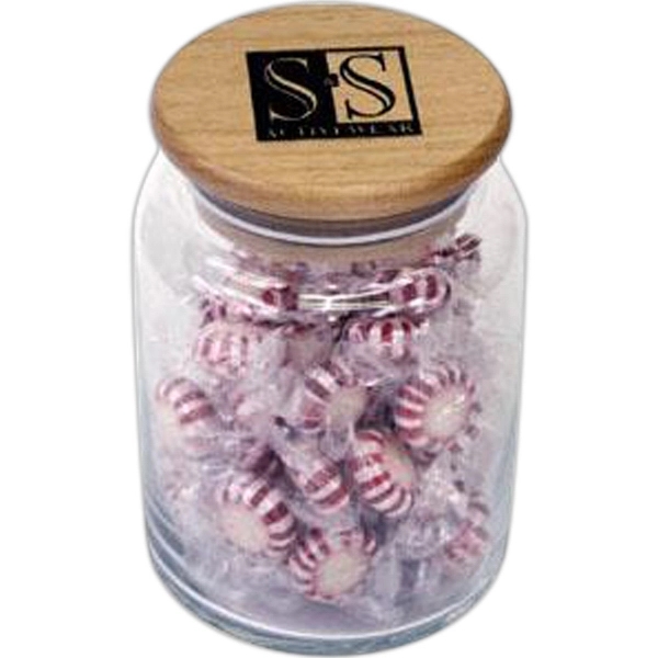 Apothecary jar with wooden lid.... from ASI 31570 Advantage Industries / AdVantage Line®