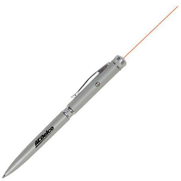 Slim laser light pen with pearl finish and chrome accents.... from ASI 31570 Advantage Industries / AdVantage Line®