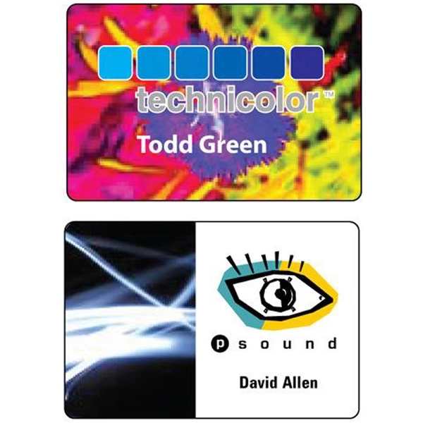 Full color sublimation 2" x 3" name badge.... from ASI 31570 Advantage Industries / AdVantage Line®