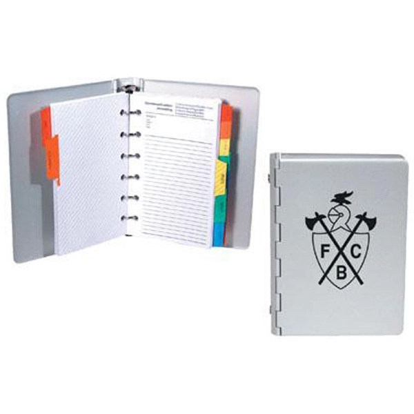 Miniature aluminum organizer planner fits in the palm of your hand.... from ASI 31570 Advantage Industries / AdVantage Line®