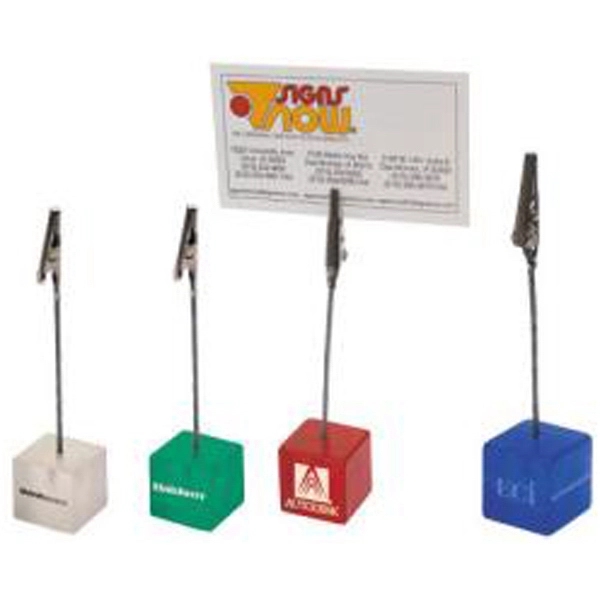 Plastic resin memo clip on base.... from ASI 31570 Advantage Industries / AdVantage Line®