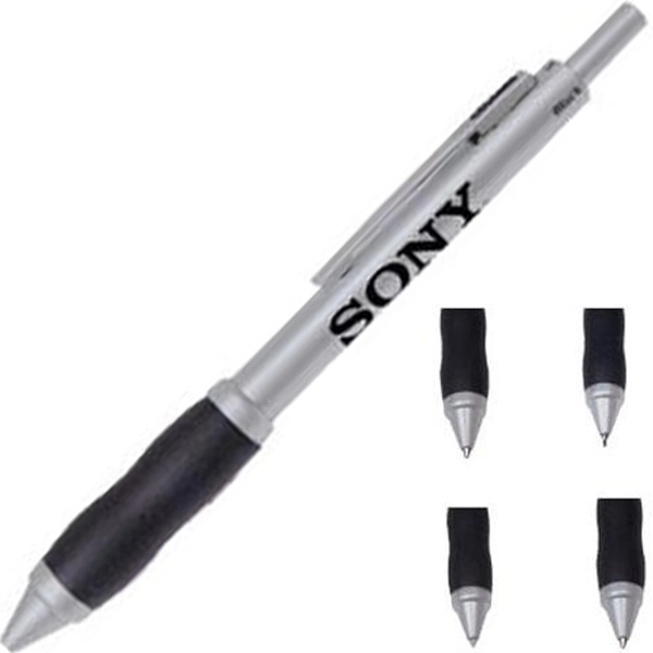 Four-in-one pen with stylus, pencil, red and black pen.... from ASI 31570 Advantage Industries / AdVantage Line®