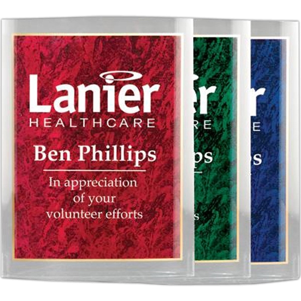 Curved acrylic 8" x 6" award.... from ASI 31570 Advantage Industries / AdVantage Line®