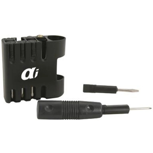 Black eight in one tool kit with screwdriver tips, awl and... from ASI 31570 Advantage Industries / AdVantage Line®