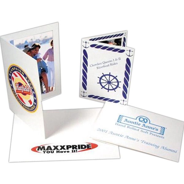 Custom printed paper photo frame and folders, 5" x 7".... from ASI 31570 Advantage Industries / AdVantage Line®