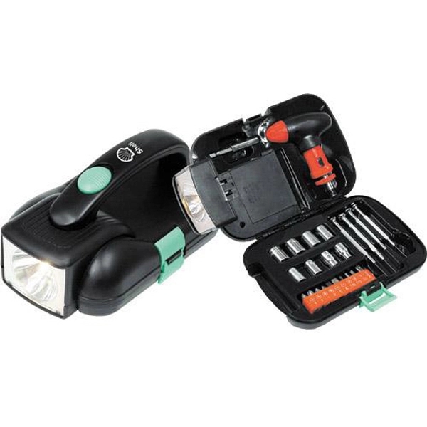 Flashlight tool kit with four precision screwdrivers, 8 metric sockets and... from ASI 31570 Advantage Industries / AdVantage Line®