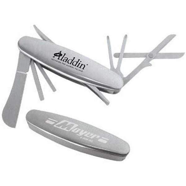 Comfort grip stainless screwdriver multi-tool with nylon belt pouch.... from ASI 31570 Advantage Industries / AdVantage Line®