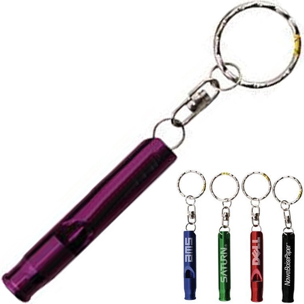 Forged aluminum safety whistle with split key ring.... from ASI 31570 Advantage Industries / AdVantage Line®