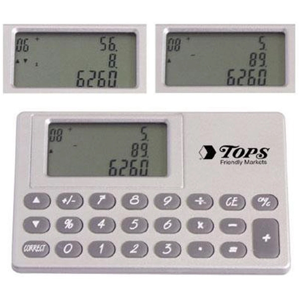 Paperless pocket eight digit calculator with gray rubber keys.... from ASI 31570 Advantage Industries / AdVantage Line®