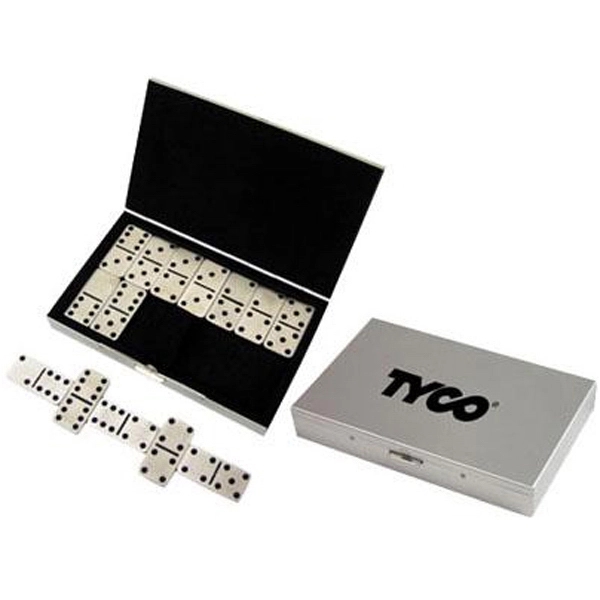 Stainless steel travel domino set, 28 dominos.... from ASI 31570 Advantage Industries / AdVantage Line®