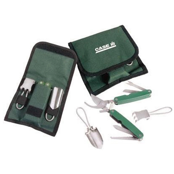 Stainless steel mini gardening set with green nylon case.... from ASI 31570 Advantage Industries / AdVantage Line®