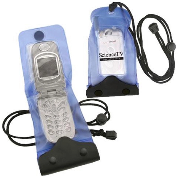 Soft vinyl waterproof pouch for flip-phones and valuables.... from ASI 31570 Advantage Industries / AdVantage Line®
