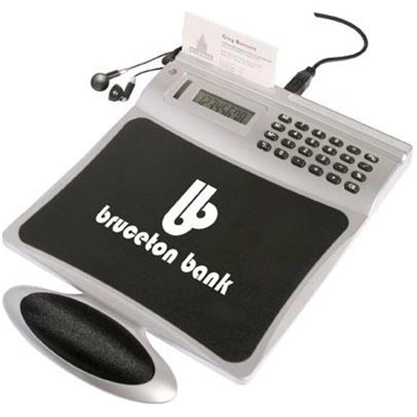 Multifunction mouse pad with 4 port USB expansion hub.... from ASI 31570 Advantage Industries / AdVantage Line®