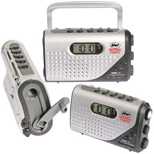 Dynamo powered AM/FM alarm clock radio.... from ASI 31570 Advantage Industries / AdVantage Line®