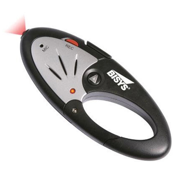 Carabiner memo recorder with light.... from ASI 31570 Advantage Industries / AdVantage Line®