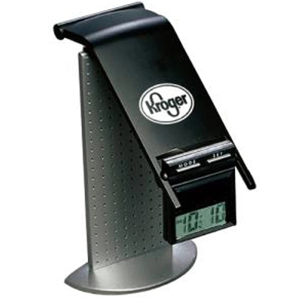 Desk clock with liquid crystal display.... from ASI 31570 Advantage Industries / AdVantage Line®