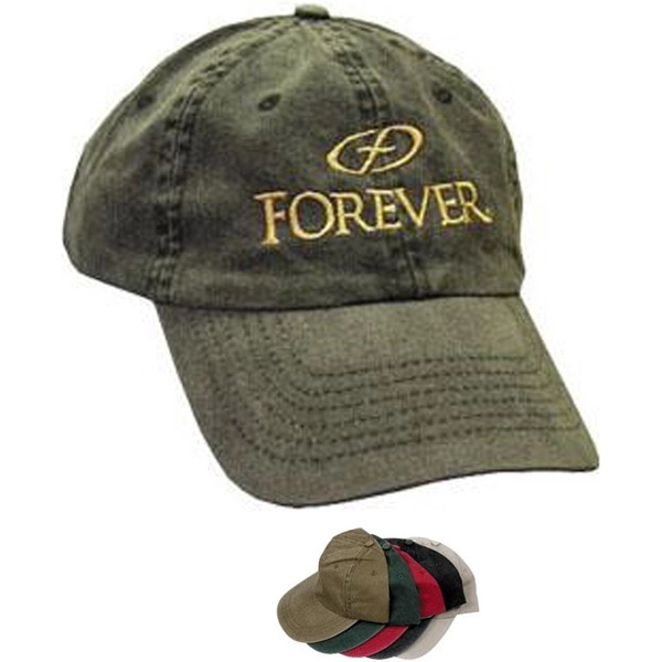 Six panel unstructured low profile garment dyed cap.... from ASI 31570 Advantage Industries / AdVantage Line®