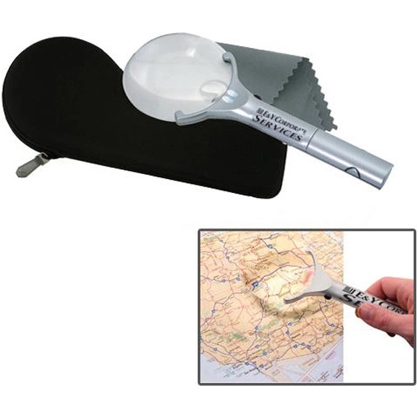 Rimless LED lighted magnifier.... from ASI 31570 Advantage Industries / AdVantage Line®