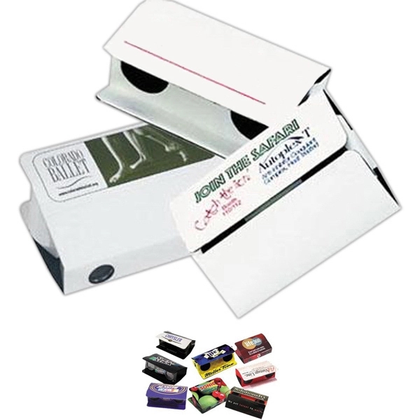 Pocket size 3x power folding paper binoculars with custom decal.... from ASI 31570 Advantage Industries / AdVantage Line®