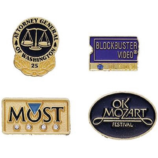 Oro-clad hand polished lapel pin with a military clutch back.... from ASI 31570 Advantage Industries / AdVantage Line®