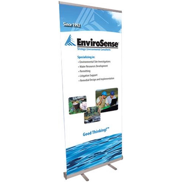 Banner with retractable stand.... from ASI 31570 Advantage Industries / AdVantage Line®