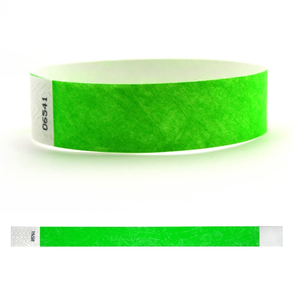 DuPont Tyvek® wristband. - 3/4" solid stock color with a 1... from ASI 32187 Advance ID / Advance ID Wristbands