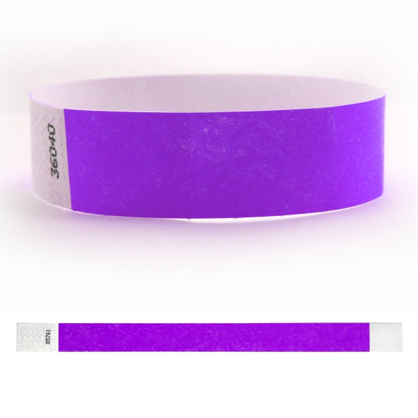 DuPont Tyvek® wristband. - 3/4" solid stock color with a 1... from ASI 32187 Advance ID / Advance ID Wristbands