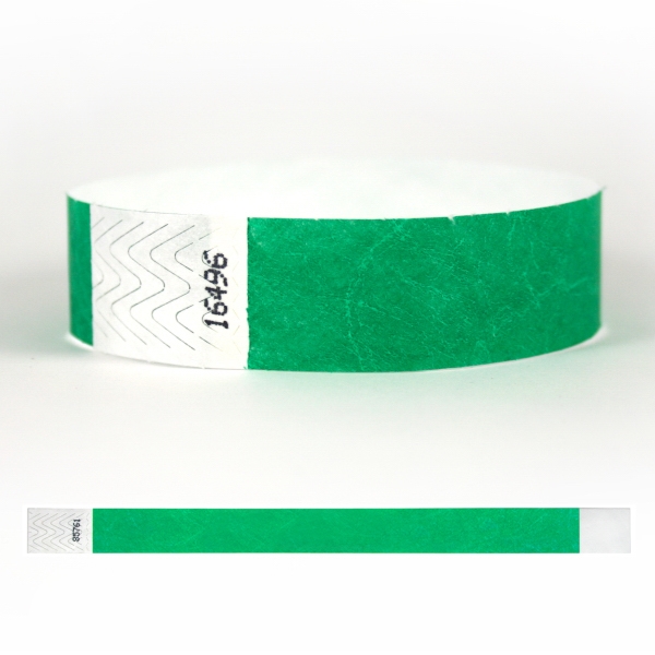 DuPont Tyvek® wristband. - 3/4" solid stock color with a 1... from ASI 32187 Advance ID / Advance ID Wristbands