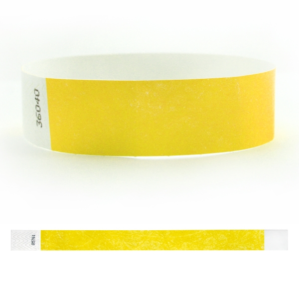 DuPont Tyvek® wristband. - 3/4" solid stock color with a 1... from ASI 32187 Advance ID / Advance ID Wristbands