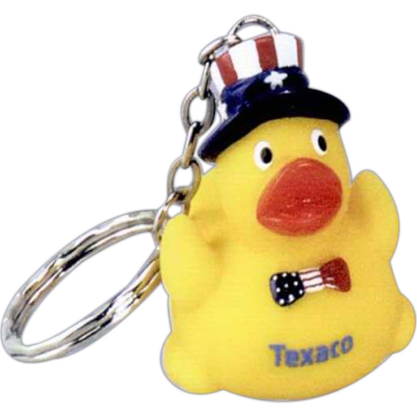 Ducky key ring with 1" long chain and 1" diameter ring.... from ASI 39209 Beachline Corporation / Beachline