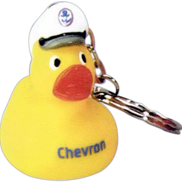 Ducky key ring with 1" long chain and 1" diameter ring.... from ASI 39209 Beachline Corporation / Beachline
