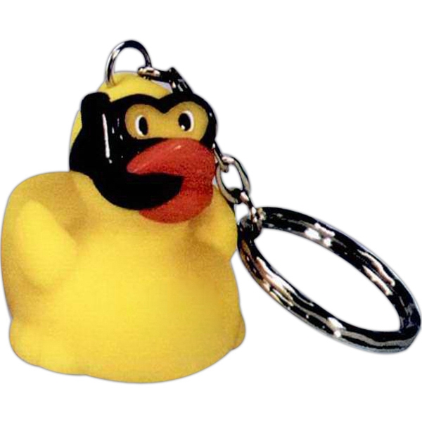 Ducky key ring with 1" long chain and 1" diameter ring.... from ASI 39209 Beachline Corporation / Beachline
