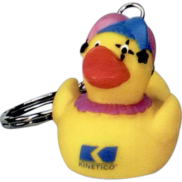Ducky key ring with 1" long chain and 1" diameter ring.... from ASI 39209 Beachline Corporation / Beachline