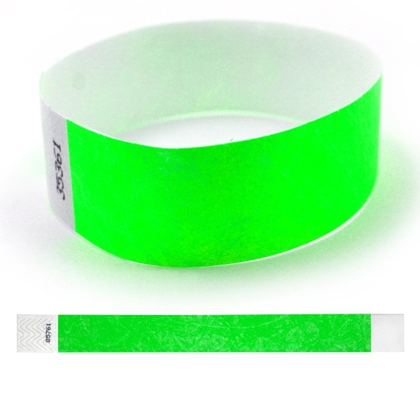 Durable DuPont wristband, Adhesive closure, Water use, Short term use... from ASI 32187 Advance ID / Advance ID Wristbands